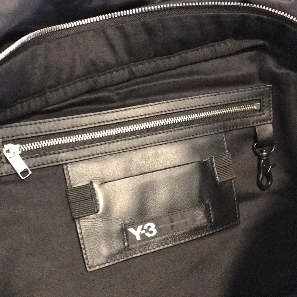 Y-3 Yohji Yamamoto + Adidas Black Messenger Bag
